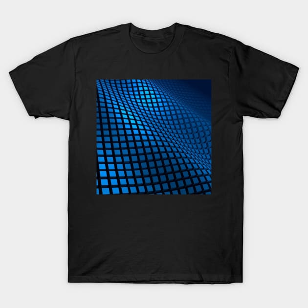 Blue Waves T-Shirt by NOMAD73